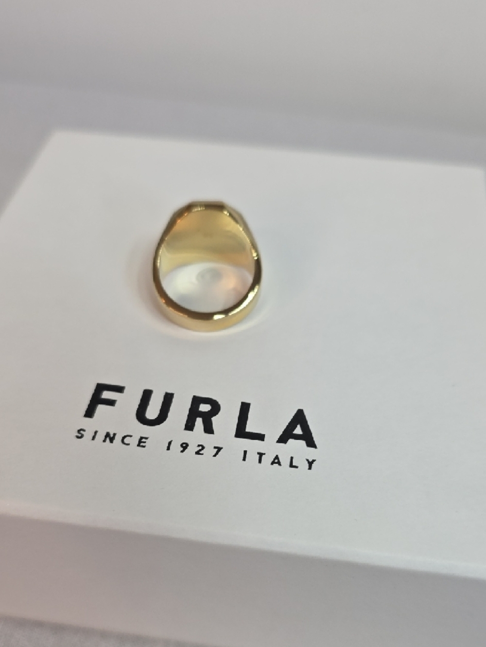 Furla Octagonal Logo Ring - Picture 3 of 5